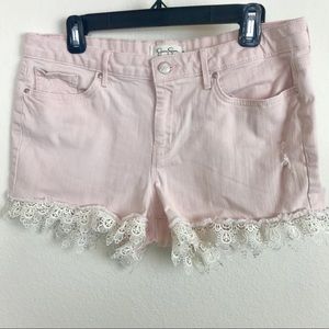 Jessica Simpson lace shorts